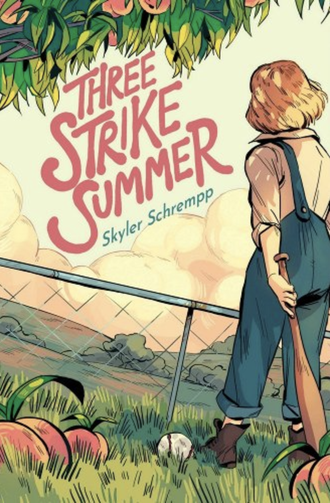 Cover of Three Strike Summer by Skyler Schrempp (with link to Bookshop.org)